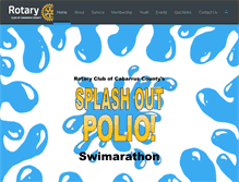 Tablet Screenshot of cabarrusrotary.org